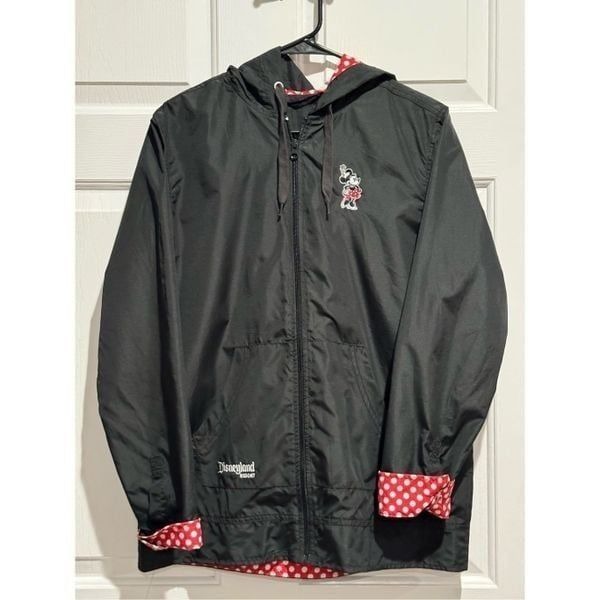 Disney Disneyland Resort Minnie Mouse Hooded Women's Raincoat Medium