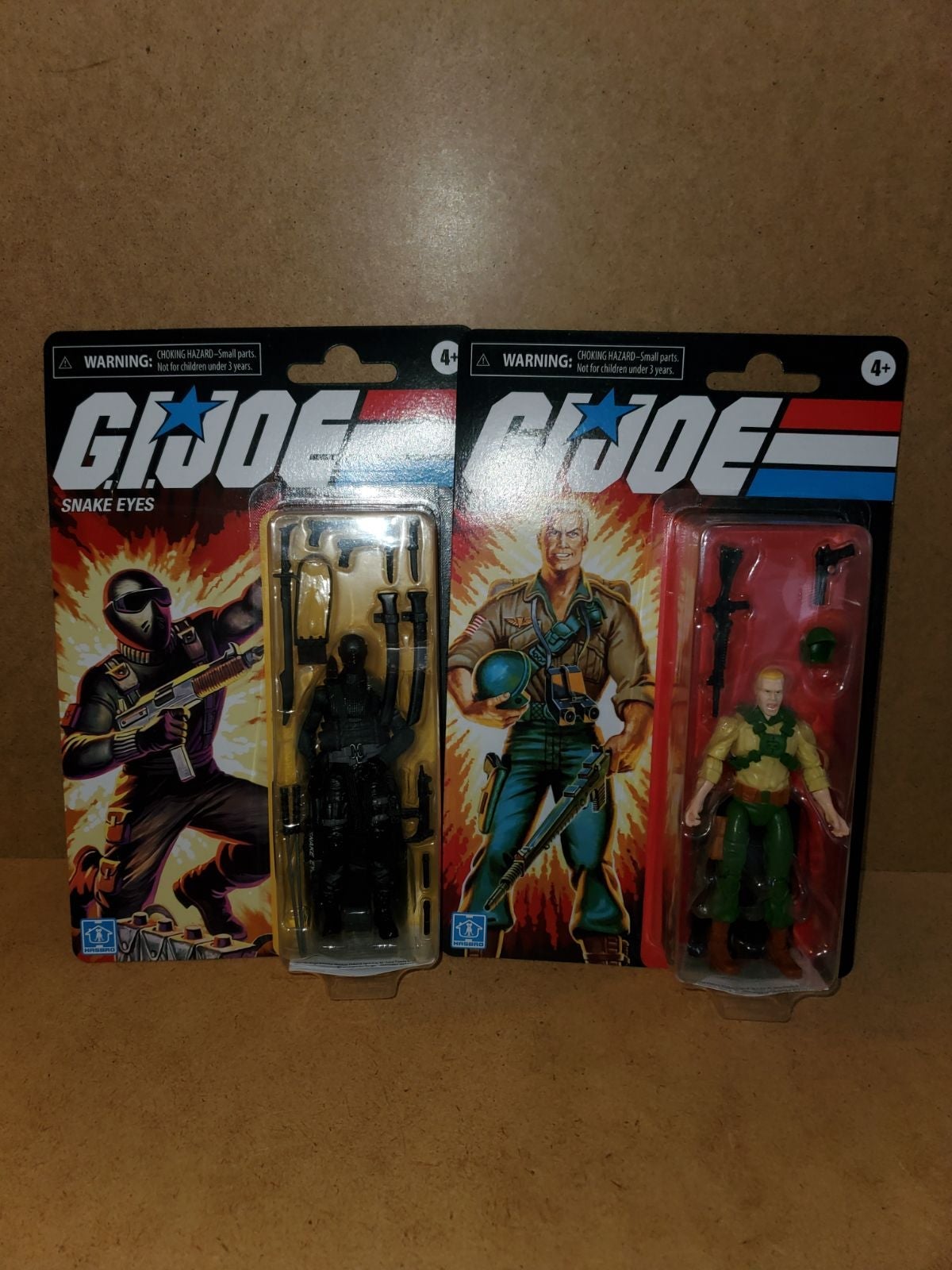 2 G.I.JOE Action Figures Brand New Retro Exclusives