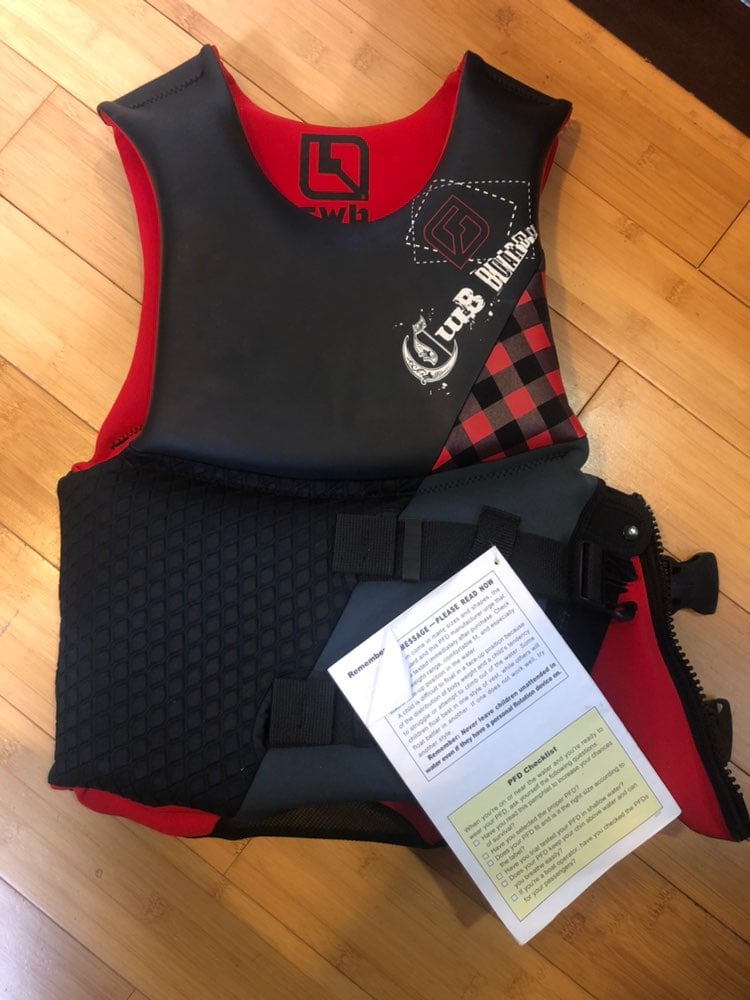 CWB Type III Life Jacket Red Black Small