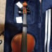 Violin and bow with violin case and violin learning book