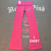 VS PINK Limited Edition Bling Collection Carmine Rose Foldover Flare - Large S