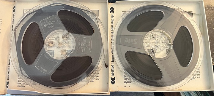 Bob Dylan & the Band 1974 Live Concert-7 Scotch Reel to Reel Tapes-For reuse