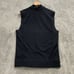Nike Vest Mens Small Tiger Woods Golf Black Pullover 1/2 Zip Sleeveless Preppy