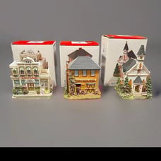 3 Liberty Falls Americana Collection 1994 - Church, Bakery & Wagon Works