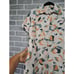 Rachel Zoe 100% Linen Multicolor Button Down Pockets Shirt Dress Size Small
