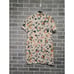 Rachel Zoe 100% Linen Multicolor Button Down Pockets Shirt Dress Size Small
