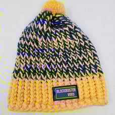 BLOCKBUSTER VIDEO Knit Cap SKI HAT Beanie One Size Bend Oregon