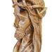 JESUS Christ Bethlehem Holy Land Carved Olive Wood Bust Sculpture 9 In Solid