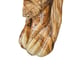 JESUS Christ Bethlehem Holy Land Carved Olive Wood Bust Sculpture 9 In Solid
