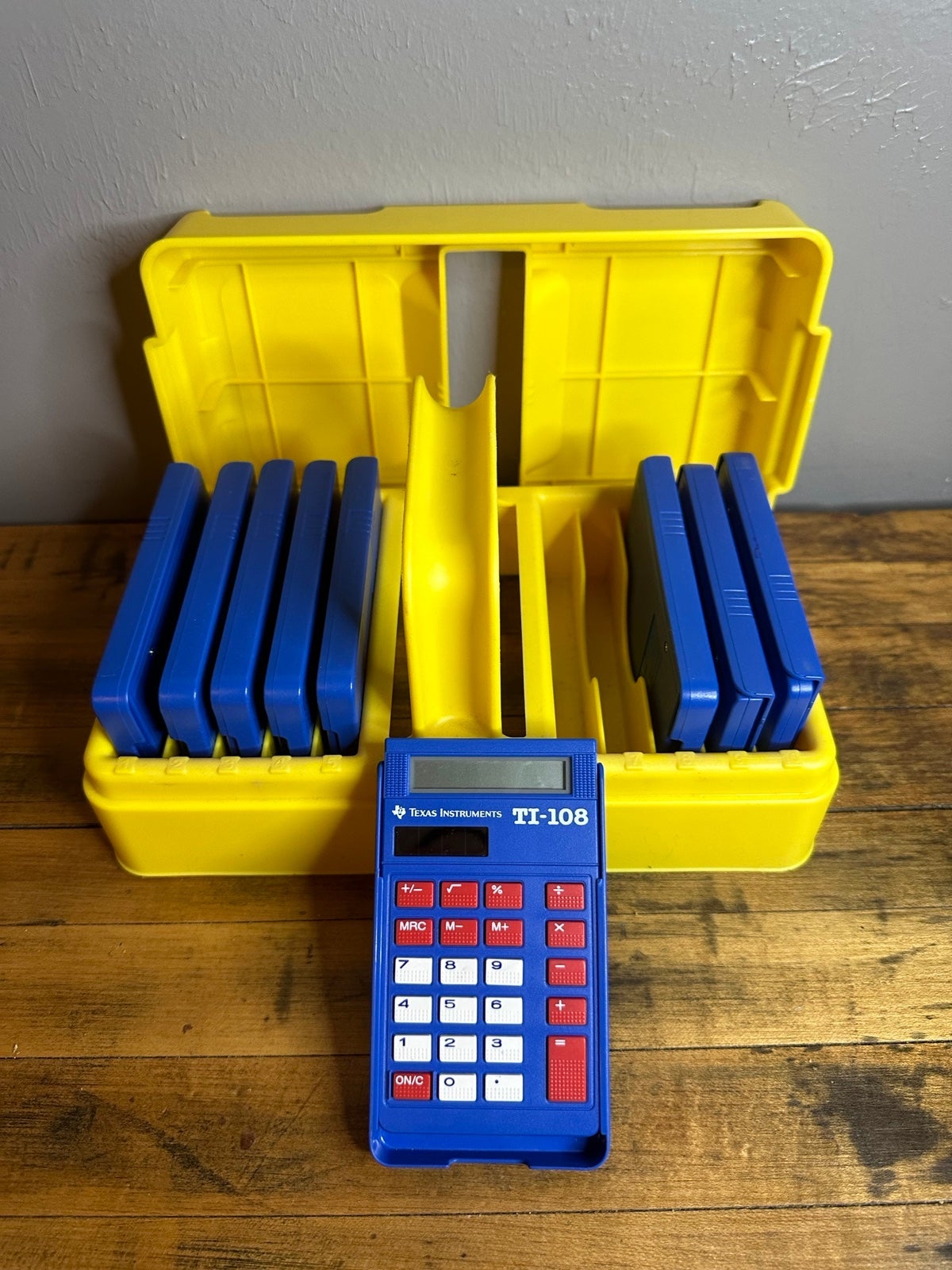 TI-108 Calculator set of 9