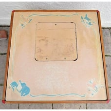 Vintage MCM Babee Tenda Foldable Highchair Activity Feeding Table Castor Wheels