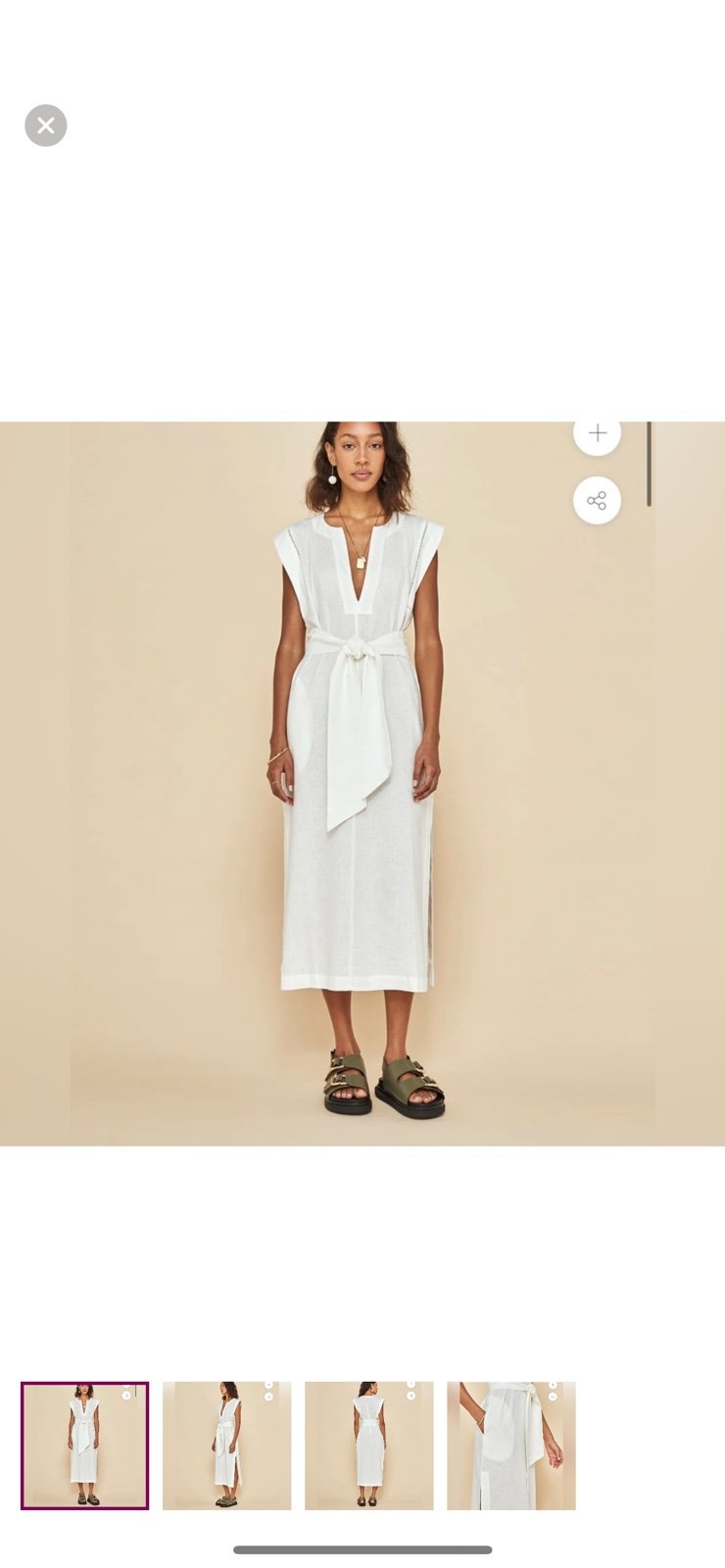 Carbon38 Linen Dress
