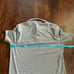 Lululemon Evolution Polo Bunker Stripe White Heathered Battleship Size Medium
