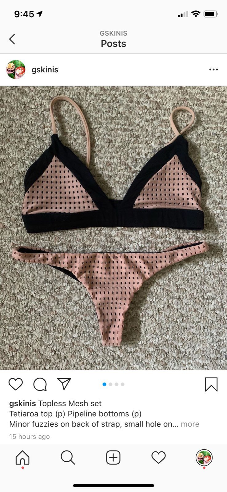 ACACIA topless mesh set
