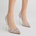 Azalea Wang- Bonnie Glass Heels Size 8