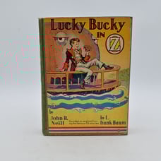 Vintage 1942 Lucky Bucky In Oz By Frank Baum Hardcover Book