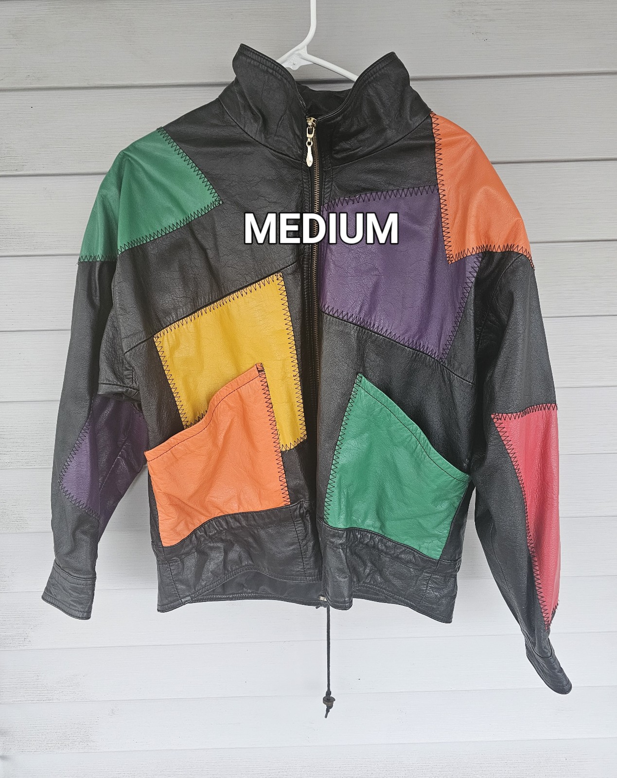 Pelle Patchwork Leather Jacket