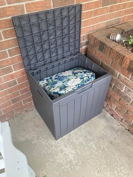 Outdoor Storage Box 31 Gallon Deck Box Indoor and Outdoor Use, Waterproof