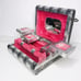 Handmade Jewelry Box Storage Embossed Silver Color Pink Velvet Elephant Asian
