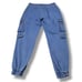 American Bazi Jeans Size 2X W38 xL31 Jogger Pants Cargo Pants Blue Denim Pants