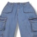 American Bazi Jeans Size 2X W38 xL31 Jogger Pants Cargo Pants Blue Denim Pants
