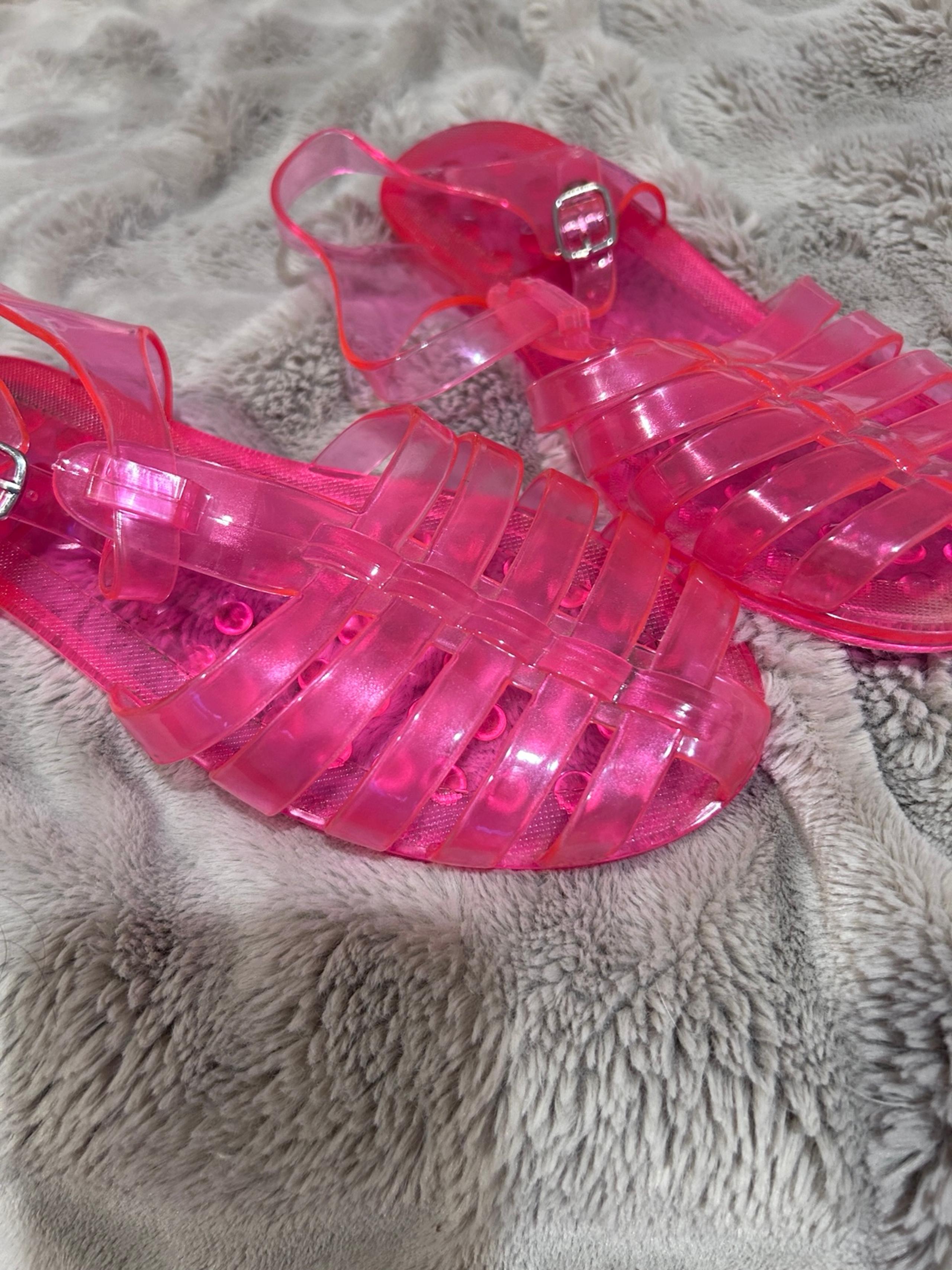 Pink Jelly Sandals