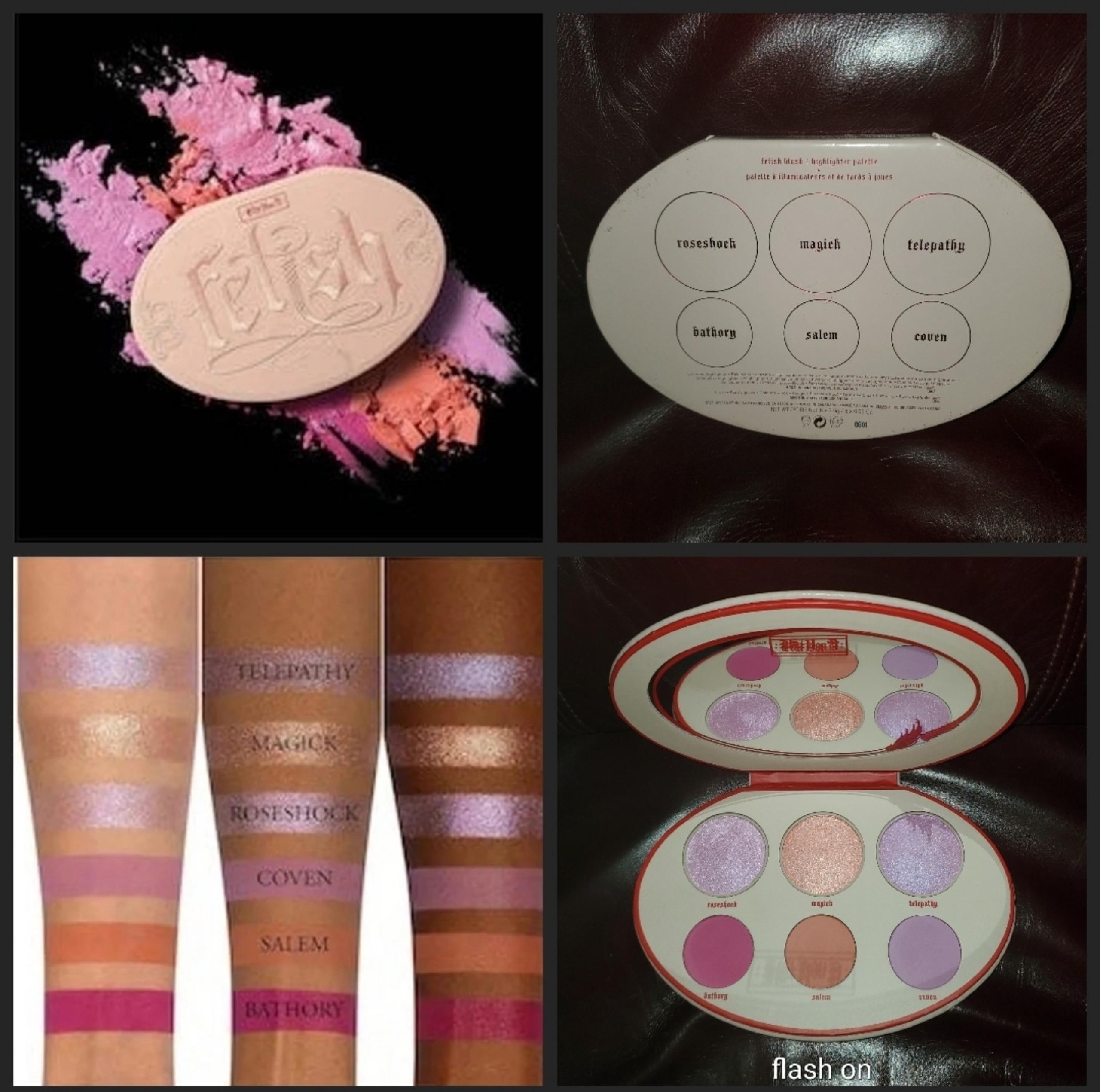 KVD Fetish Everlasting Blush & Metal Crush Highligher Palette