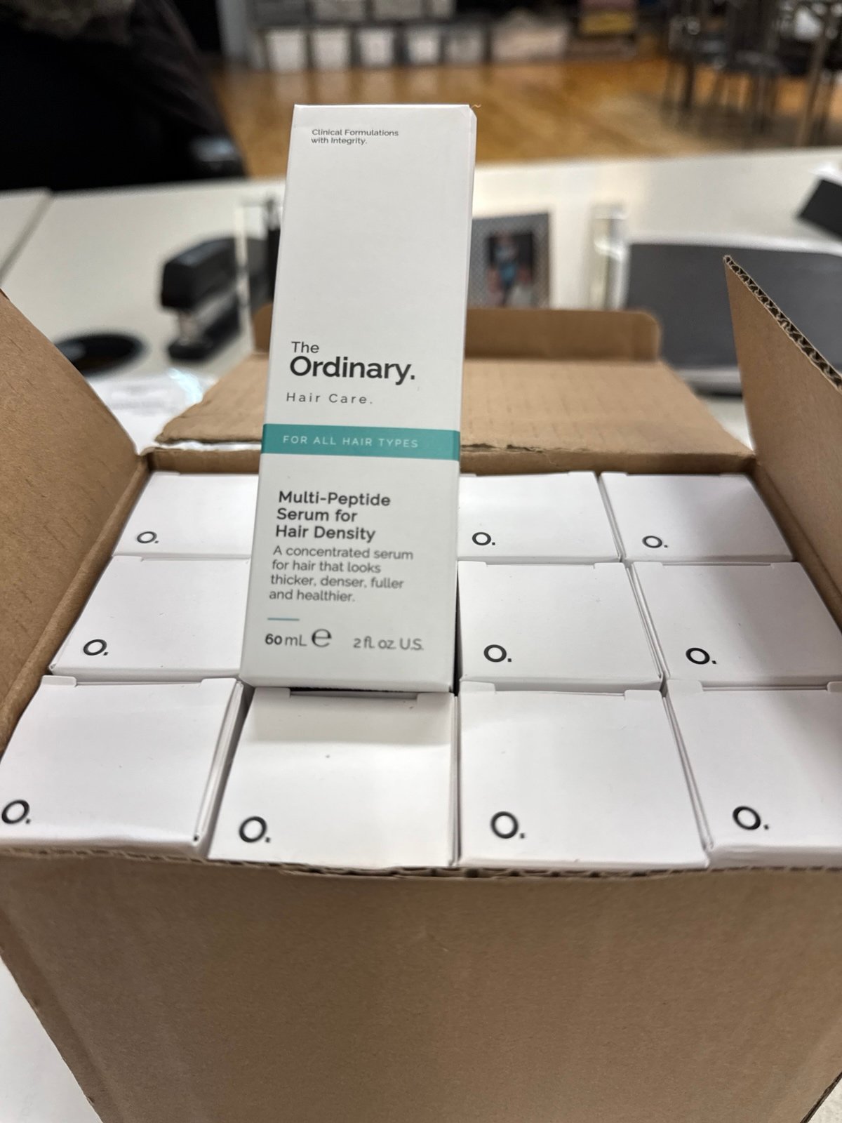 The Ordinary box of 12 - Multi-Peptide Serum for Hair Density 60ml./ 2 fl ounces