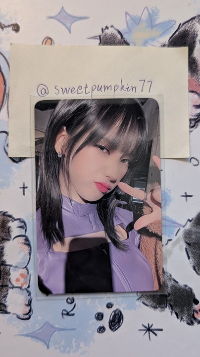aespa Chinese idoustage benefits - trading card - Karina