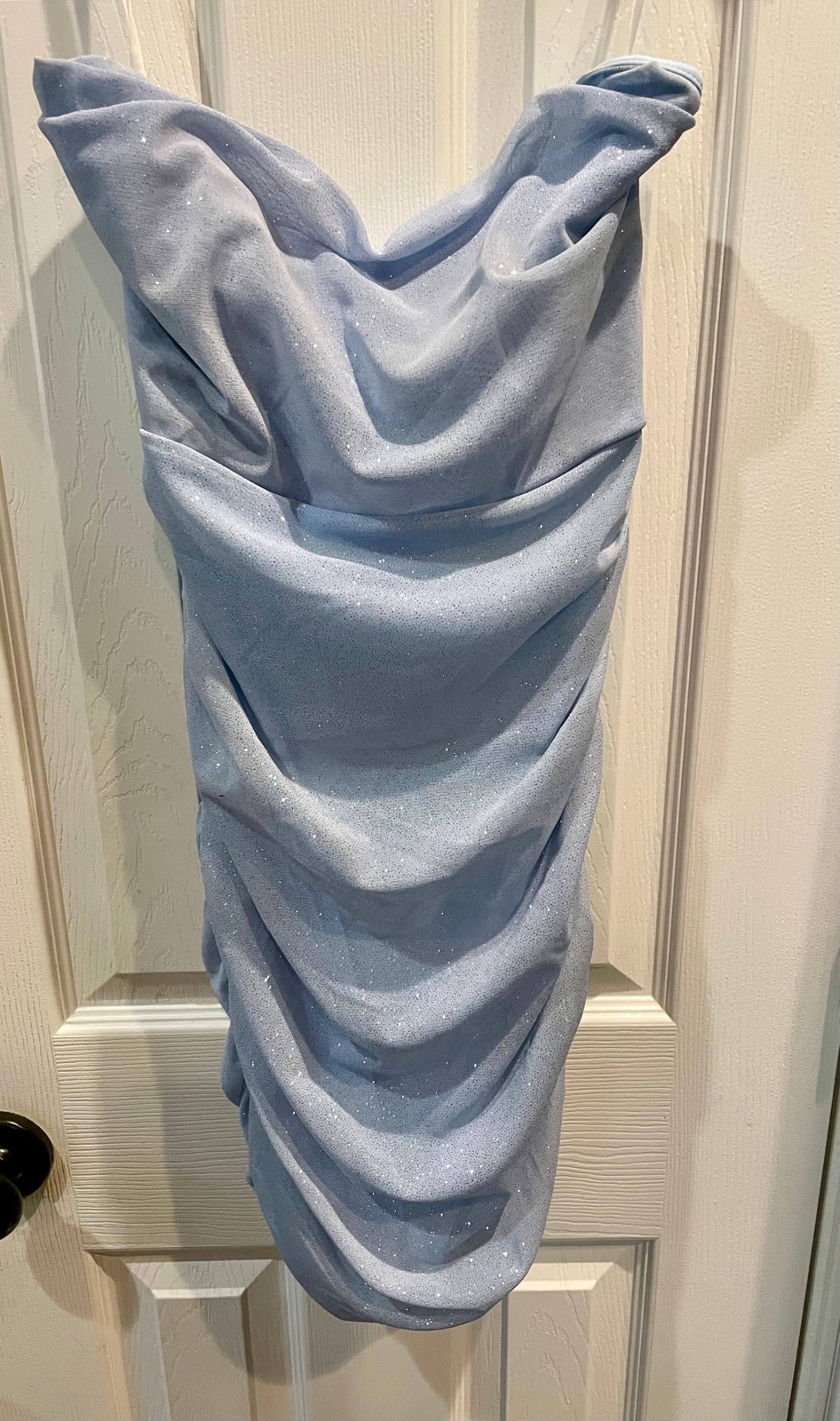 Ice Blue Shimmer Dress