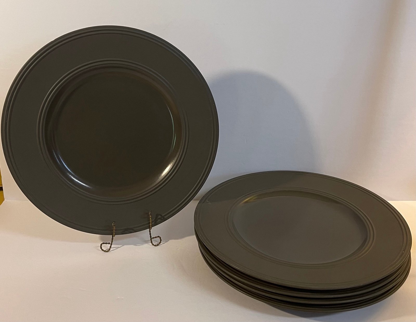 Six Kate Spade Lenox Fair Harbor Dinner Plates