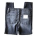 Fidelity Gwen NWT Raw Edge High Rise Skinny Crop Jeans, Castle Gray Wash, 28