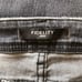 Fidelity Gwen NWT Raw Edge High Rise Skinny Crop Jeans, Castle Gray Wash, 28