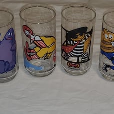 1977 McDonalds Glassware set of 6