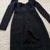 New T by Alexander Wang bustier dress long sleeve bodycon fitted black 2