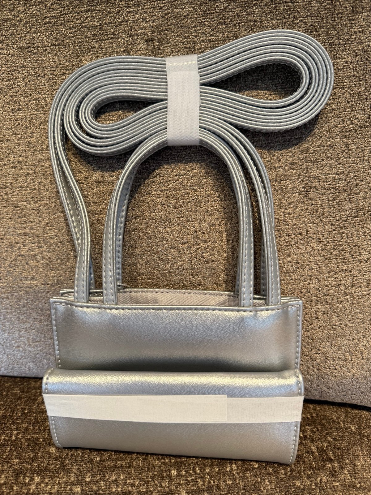 Telfar Silver Small Shopping Bag | Authentic