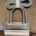 Telfar Silver Small Shopping Bag | Authentic