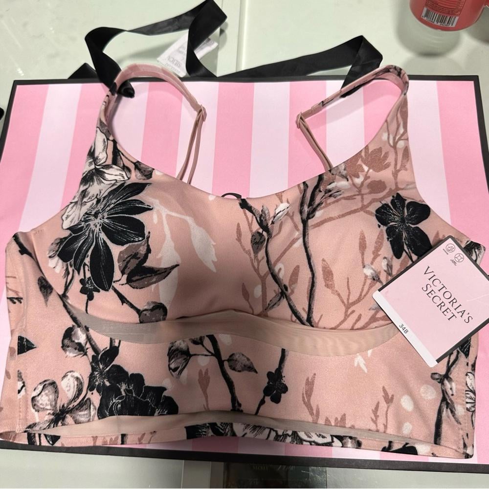 Victorias Secret Floral Sports Bra
