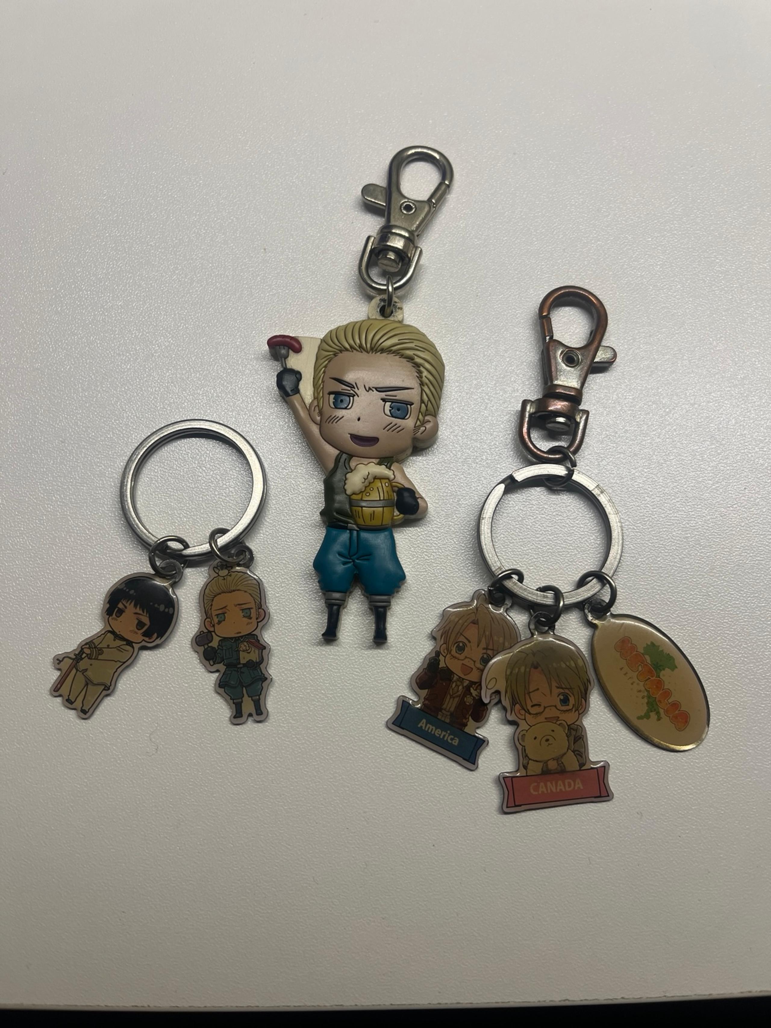 Great Eastern Entertainment Hetalia keychain lot