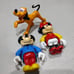 Vintage LEGO Disney Mickey, Minnie, & Pluto Large Rare Big Minifigures Lot #LE11