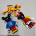 Vintage LEGO Disney Mickey, Minnie, & Pluto Large Rare Big Minifigures Lot #LE11