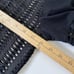Blanc Noir Sweatshirt Women's Size X-Small Black Linear Mesh Moto Goth Rocker