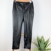 Zara black faux leather chino style pants size XS