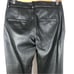 Zara black faux leather chino style pants size XS