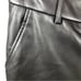 Zara black faux leather chino style pants size XS