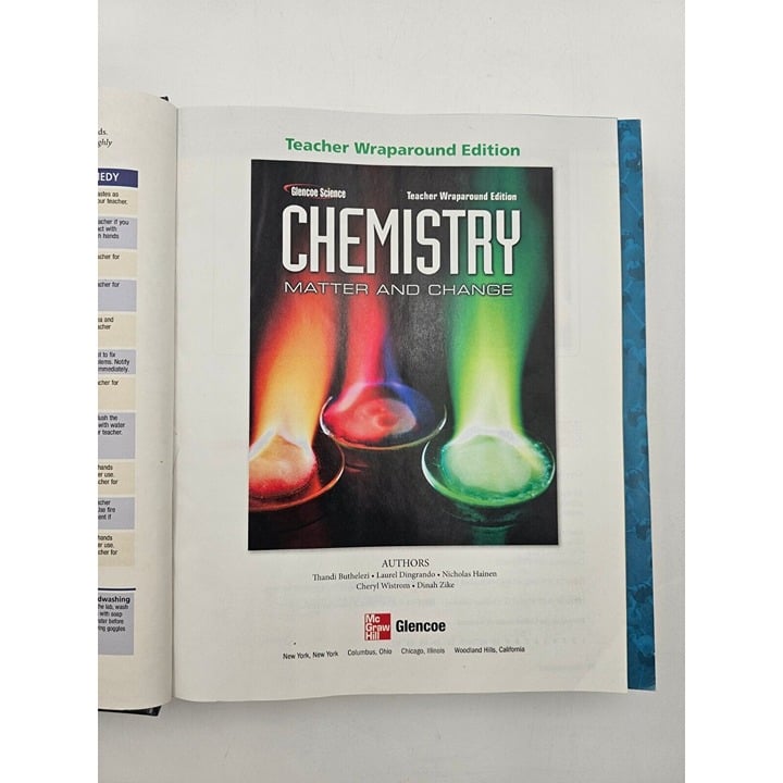 Glencoe Science: Chemistry Matter and Change Teacher Wraparound