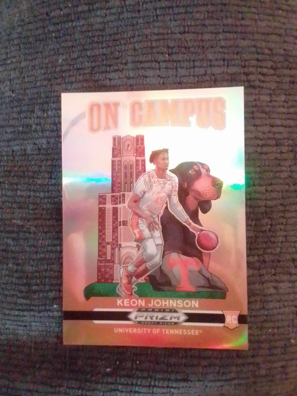 2021 Panini prism draft picks keon Johnson #4 on campus ssp