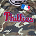 NWT Mens Philadelphia Phillies PRO STANDARD Embroidered 3-Patch CAMO Shirt-LARGE