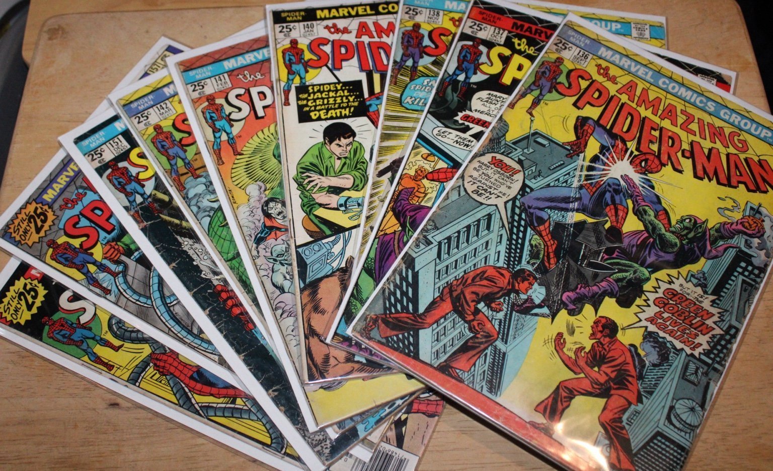 37 Amazing Spider-Man Bronze and Copper Age Comic Book Lot (read description)