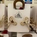 Disney Parks 2025 Mickey Bows Earrings Golden